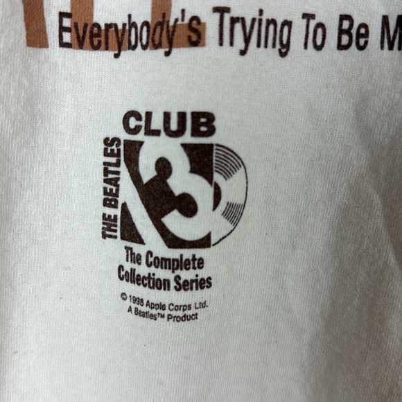 Band Tees × Vintage Vintage 90s Beatle for sale band tee Cream T-Shirt … - Picture 5 of 8